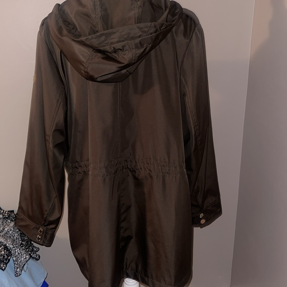 Michael Kors Khaki Hooded Jacket - Picture 6 of 8